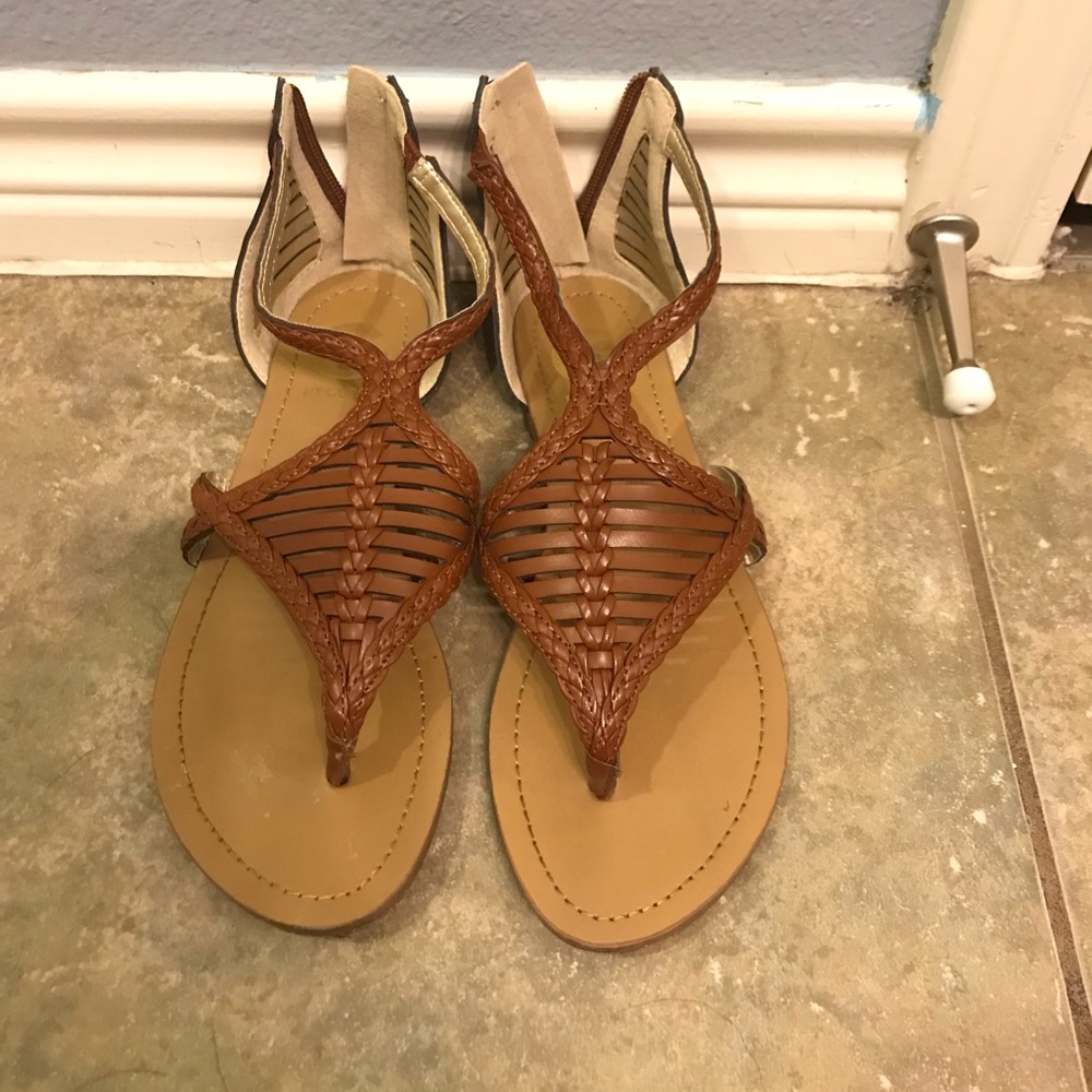 Brown sandals